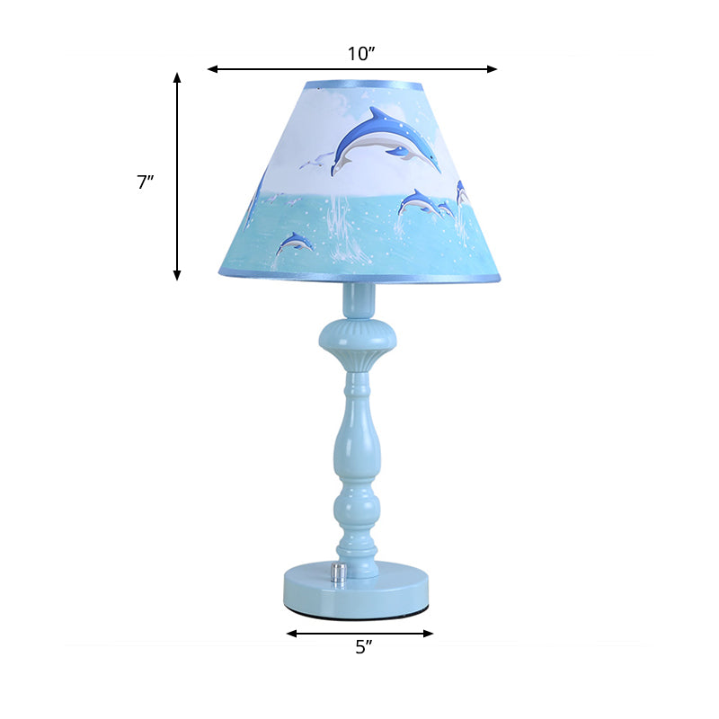 Dolphilume – Ausgefallene Delfin-Schreibtischlampe für Kinder