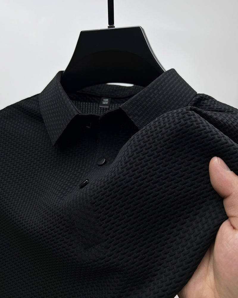 Ashton - Luxuriöses Poloshirt mit Textur