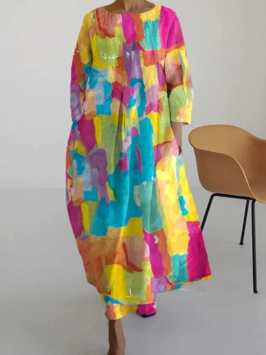 Edda - Elegantes langärmliges Kleid