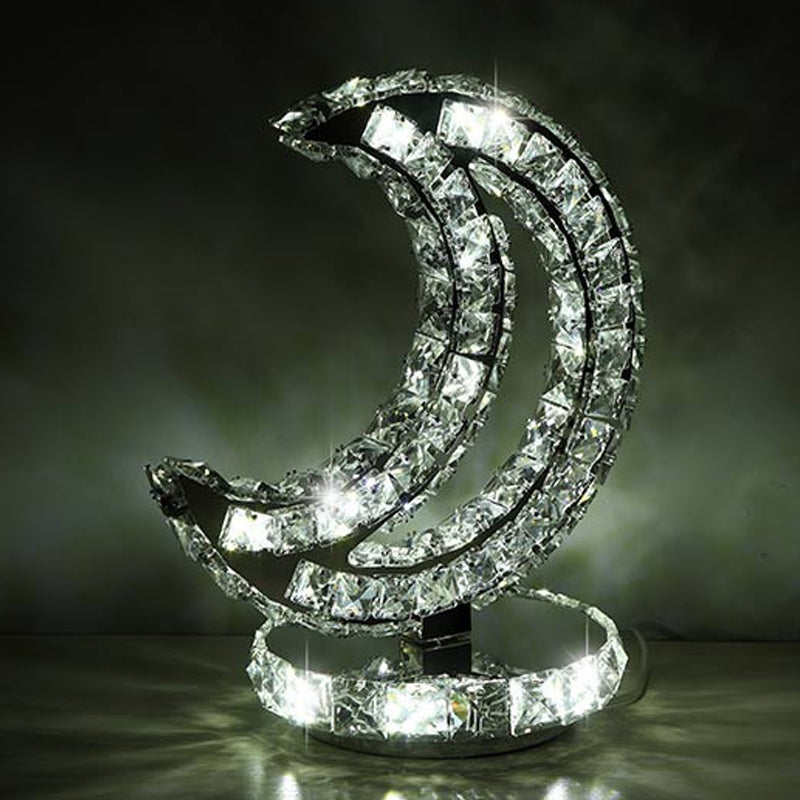 Auralis - Kristallbeschichtete LED Nachttischlampe