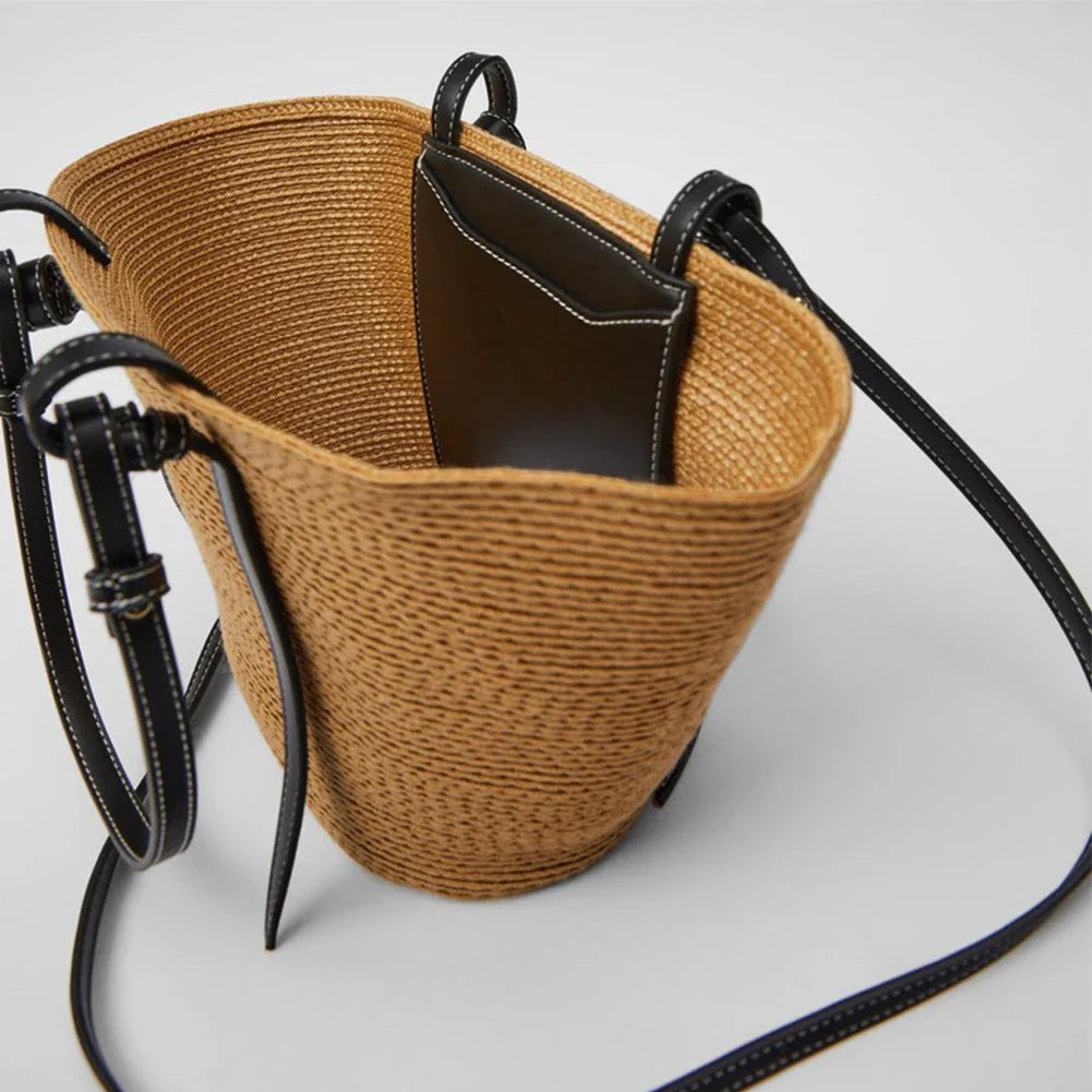 Frederica - Vielseitige Strandtasche aus Stroh