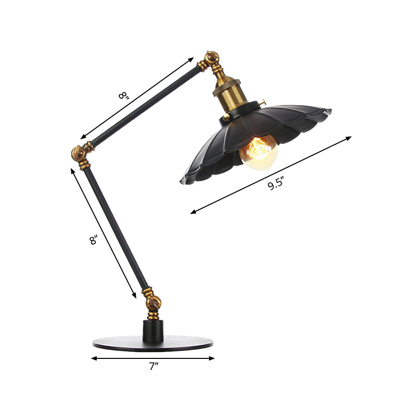 Lumineux - Vintage verstellbare Schreibtischlampe