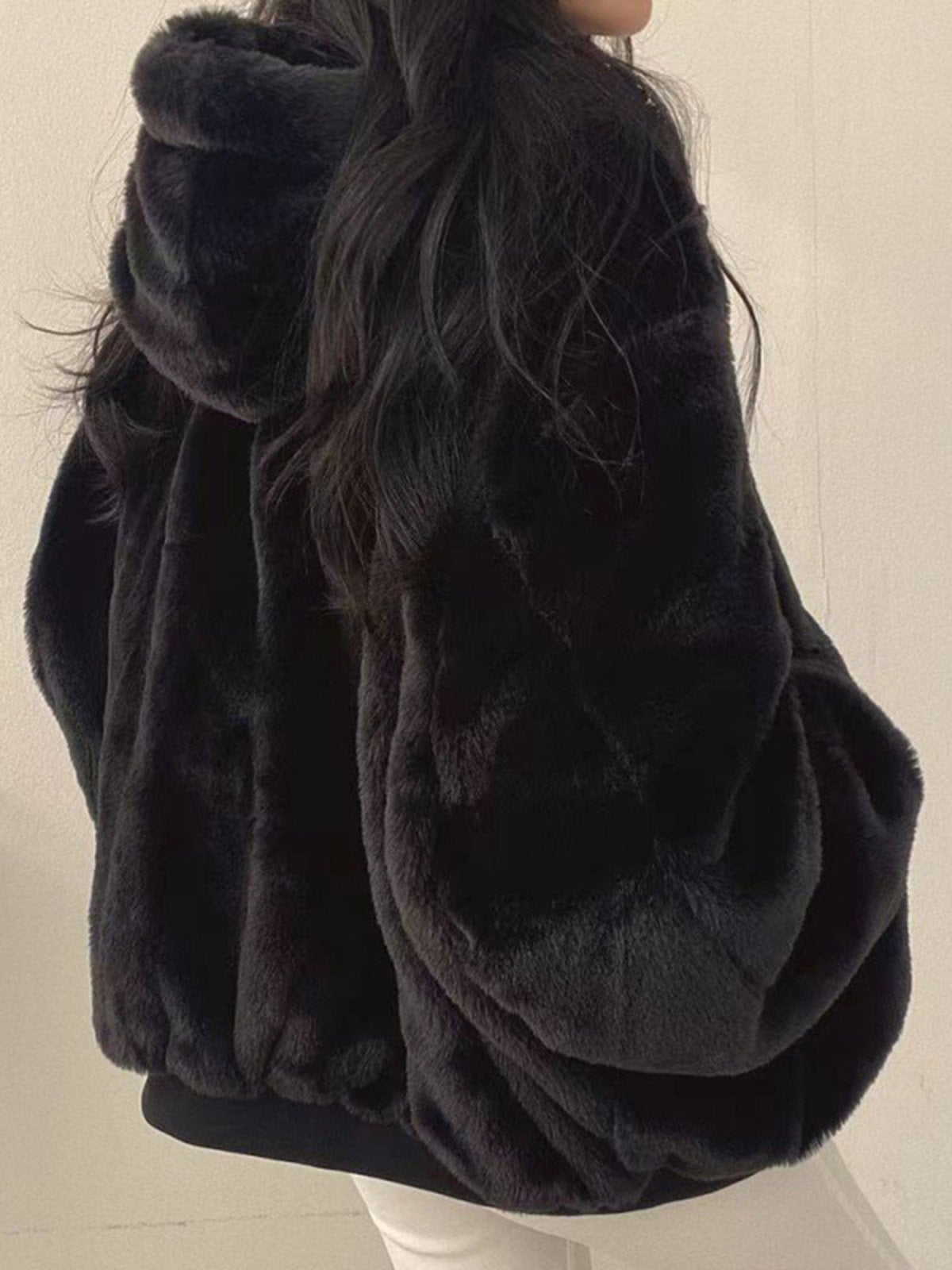 Helene - Bequeme agile Fleecejacke mit Kapuze