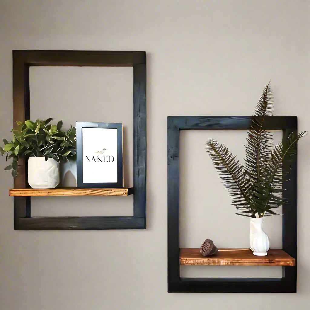 UrbanEdge- Industrielle schwebende Wandregale