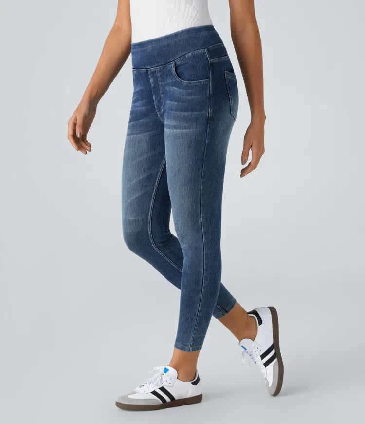 Emily™ | Legere Stretch-Leggings mit hoher Taille und Gesäßtasche