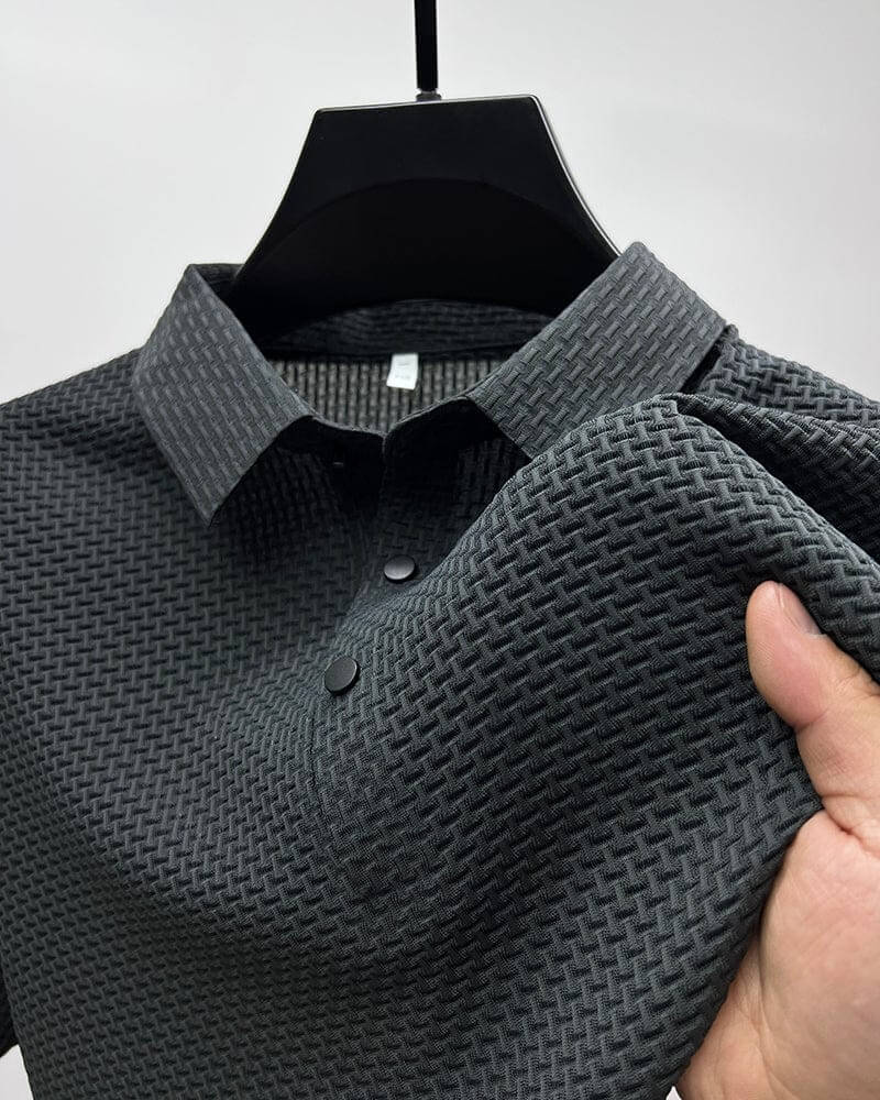 Ashton - Luxuriöses Poloshirt mit Textur