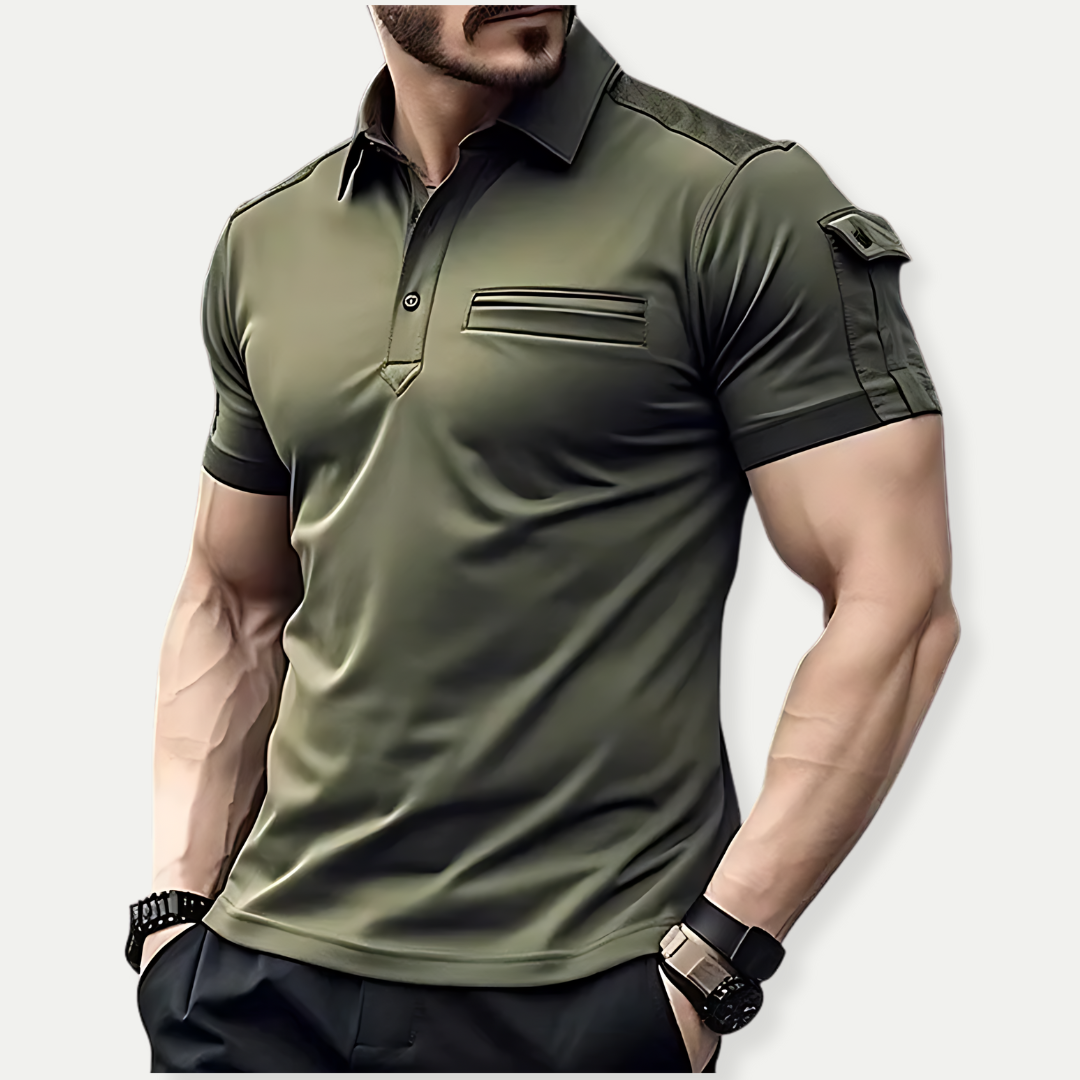 Jason - Muskelpassform Taktisches Poloshirt