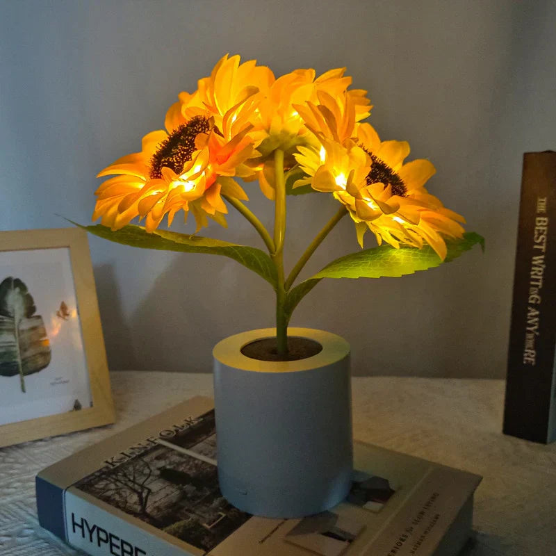 Florentia - Beleuchtete Blumenlampe