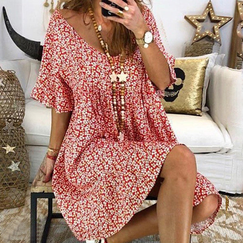 Dolly - Sommer Halbarmkleid
