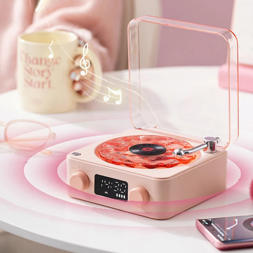 SpinTime – Eine von Vintage-Uhren inspirierte Uhr mit modernen Klangfunktionen.