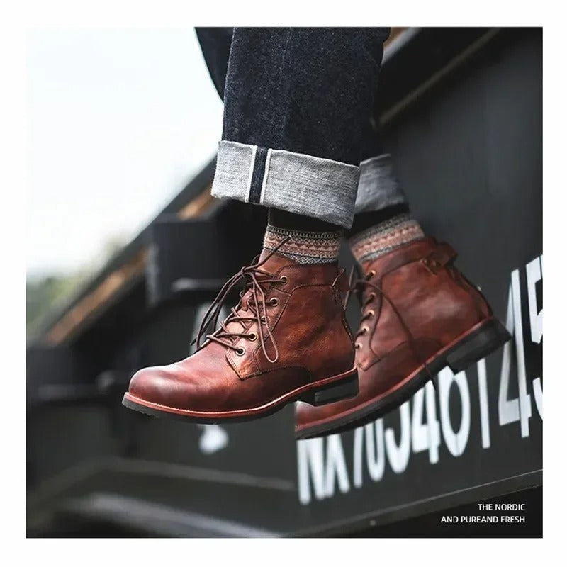 Oskar - Stilvolle und bequeme Schnürstiefel