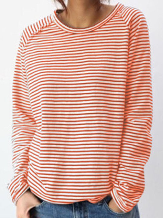 Laura - Lässige Slim Fit Bluse mit Streifenmuster