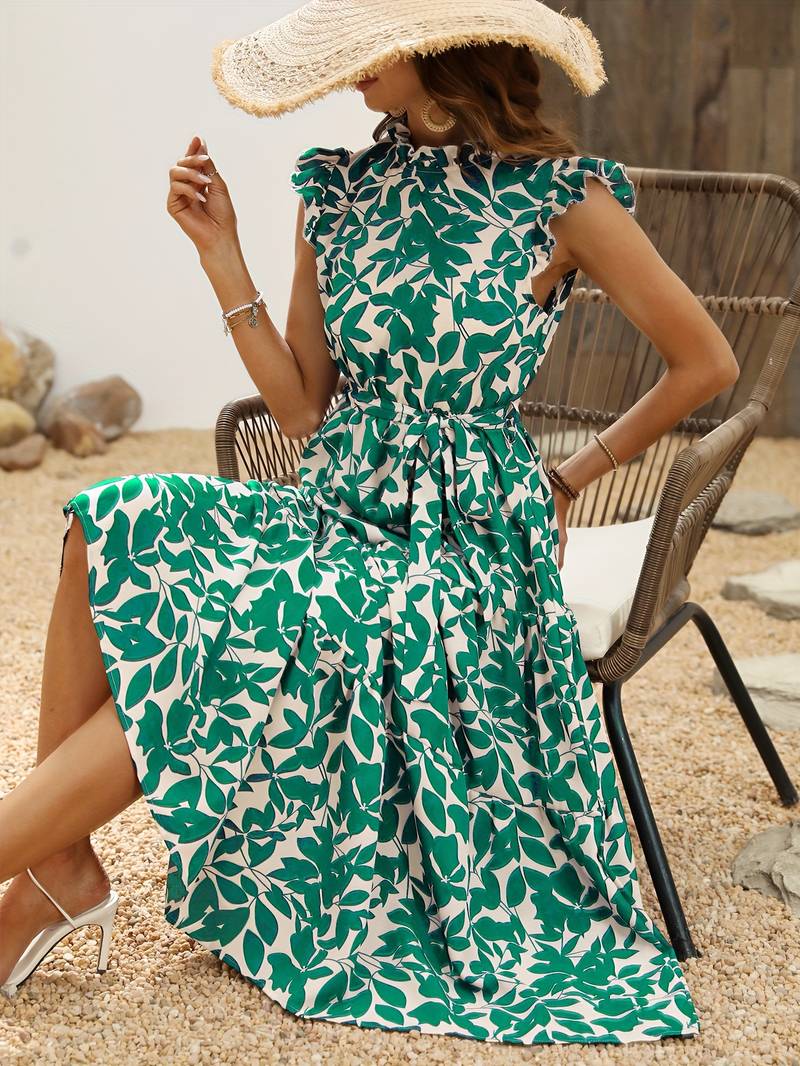 Aurelia – Elegantes Kleid mit Rüschensänen für Frühling und Sommer