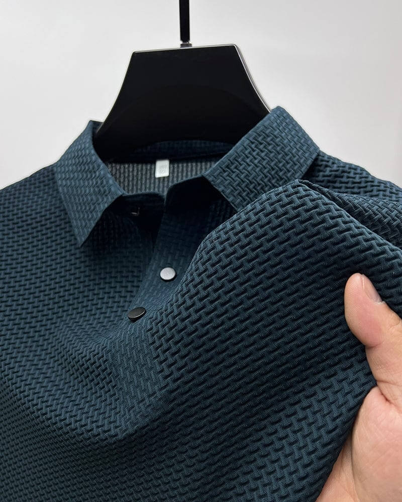 Ashton - Luxuriöses Poloshirt mit Textur