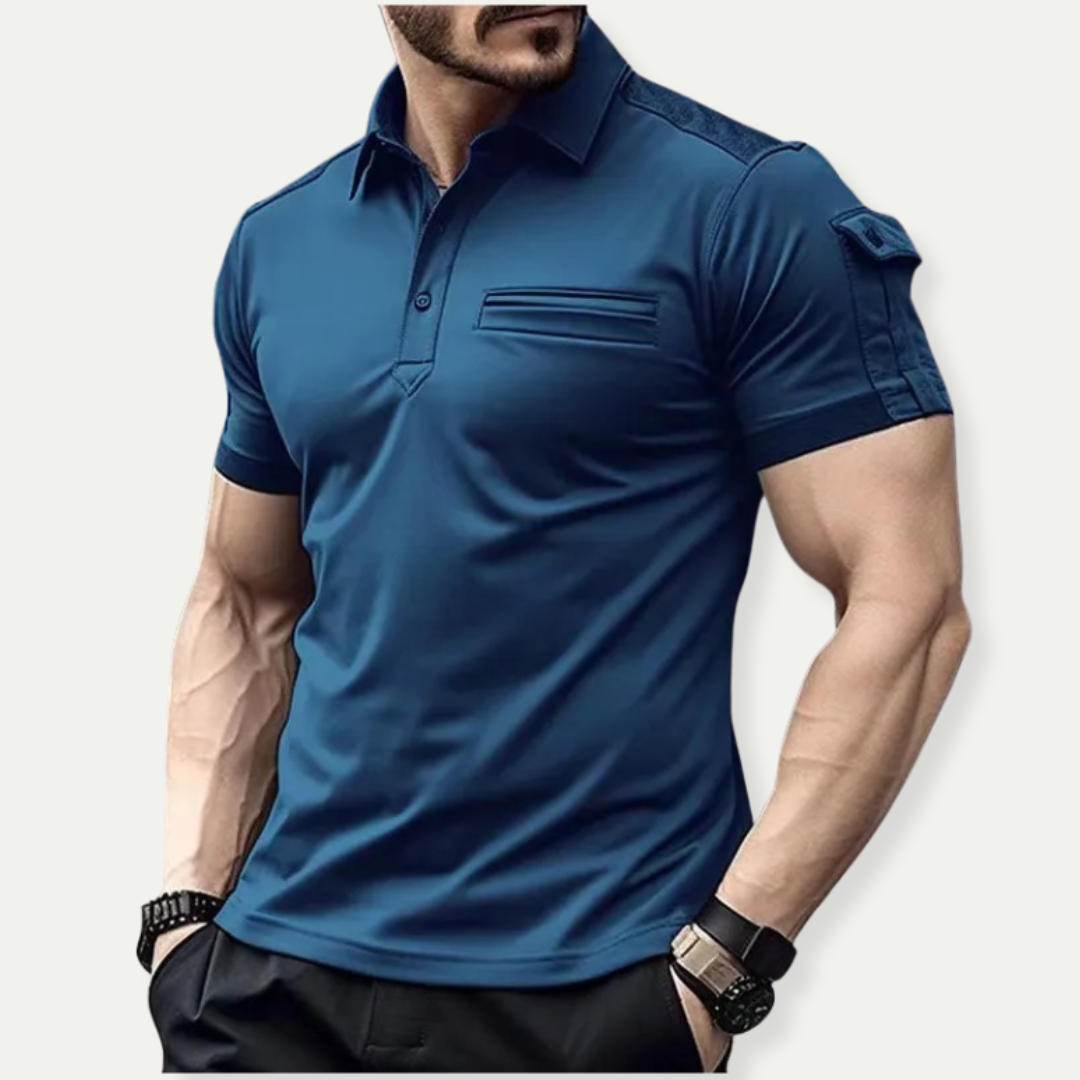 Jason - Muskelpassform Taktisches Poloshirt