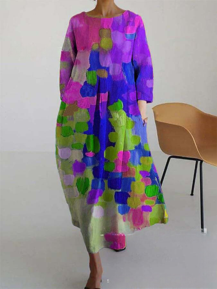 Edda - Elegantes langärmliges Kleid
