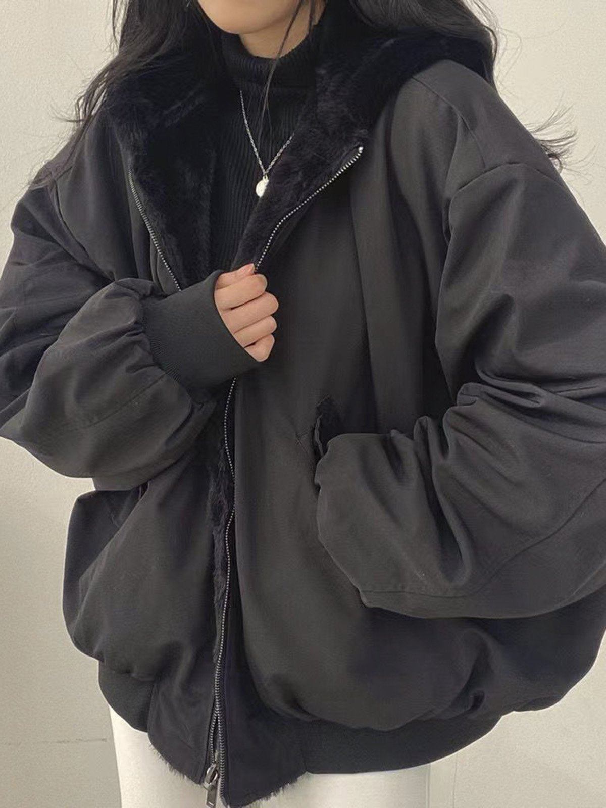 Helene - Bequeme agile Fleecejacke mit Kapuze