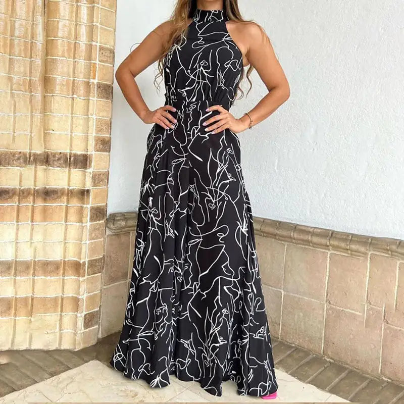 Kira - Jumpsuit mit Halterneck ohne Ärmel