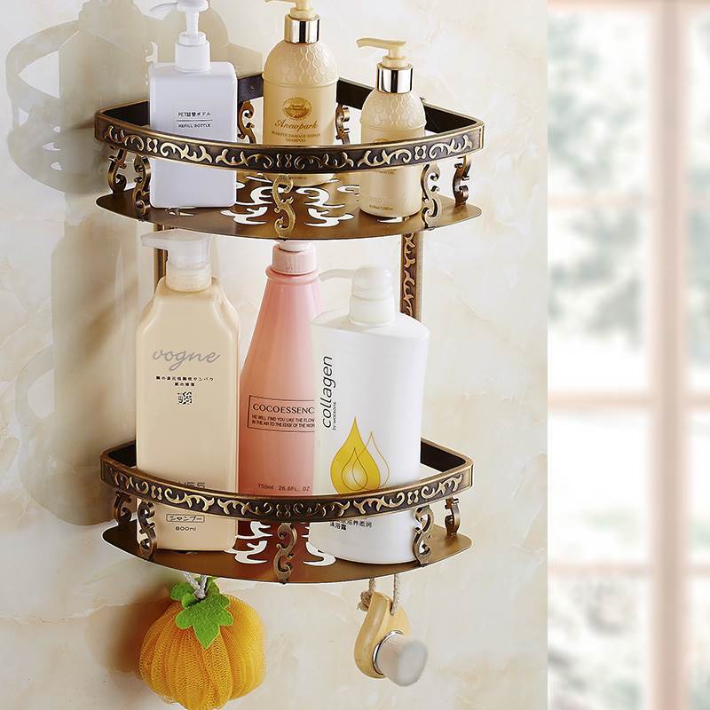 RoyalCharm – Antikes Messing Badezimmer-Accessoire-Set