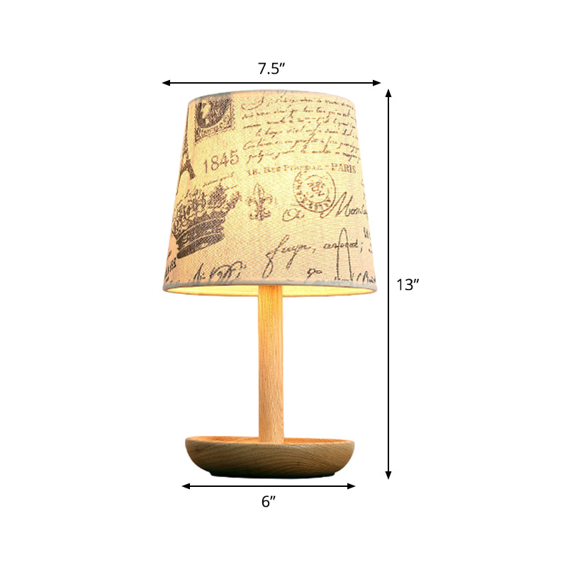 Taperra – Moderne Leselampe mit Holz-Touch
