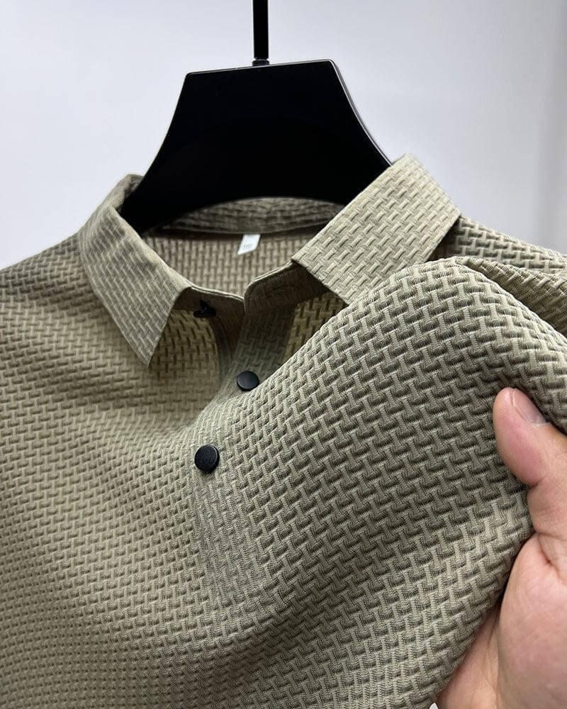 Ashton - Luxuriöses Poloshirt mit Textur