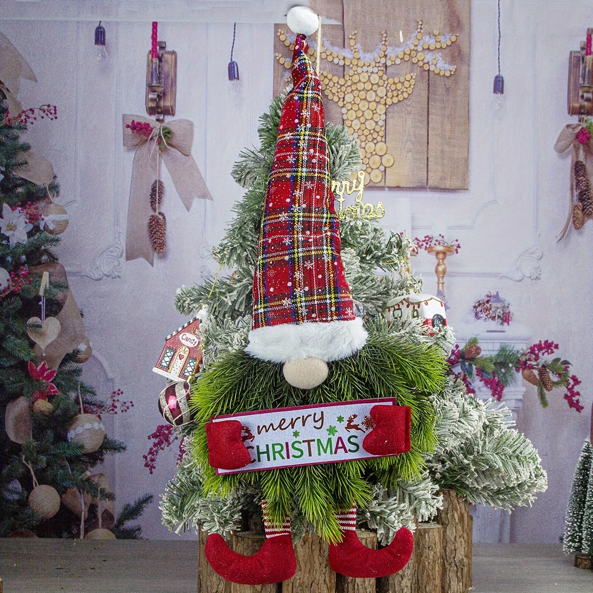 Couronne de Noël Art Déco