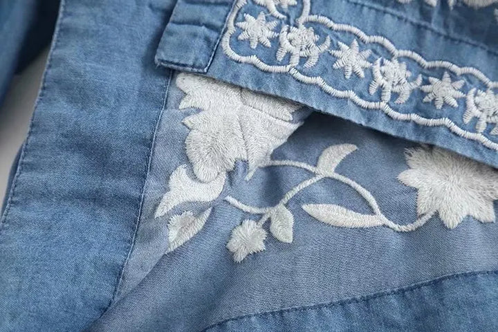 Zelma - Boho-bestickte Jacke