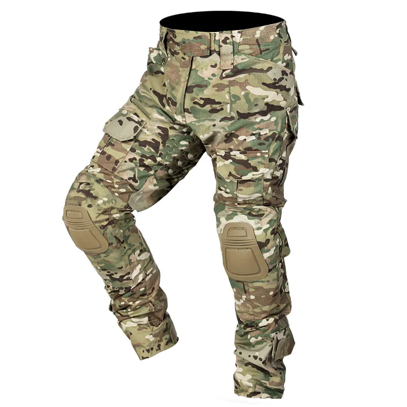 Taktische Cargo-Hose mit Knieschutz für Outdoor & Arbeit