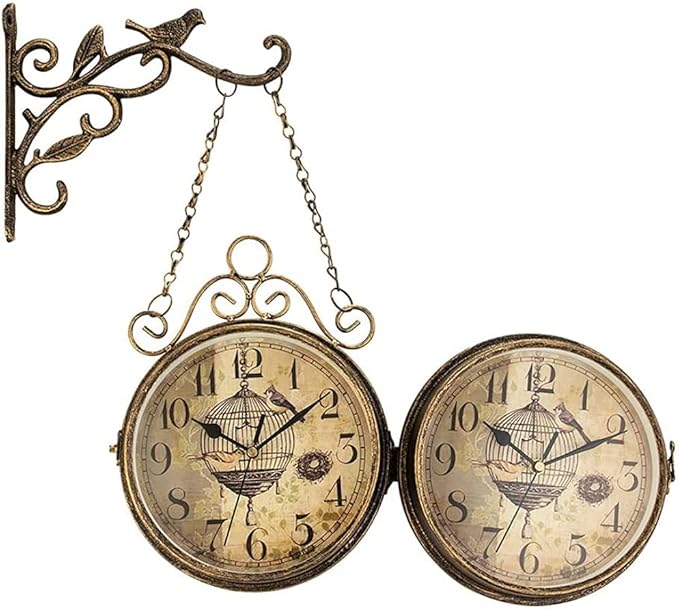TimelessTracks - Vintage Togstationsur für klassische Eleganz