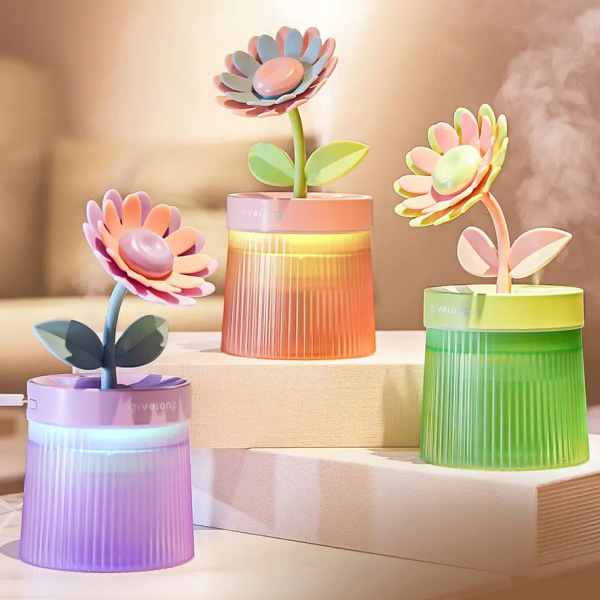 PetalBreeze - Eleganter Luftbefeuchter für reine, duftende Luft