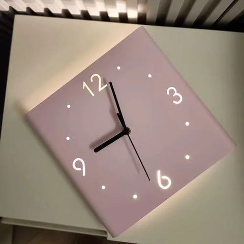 MetroSync | Moderne doppelseitige Wanduhr