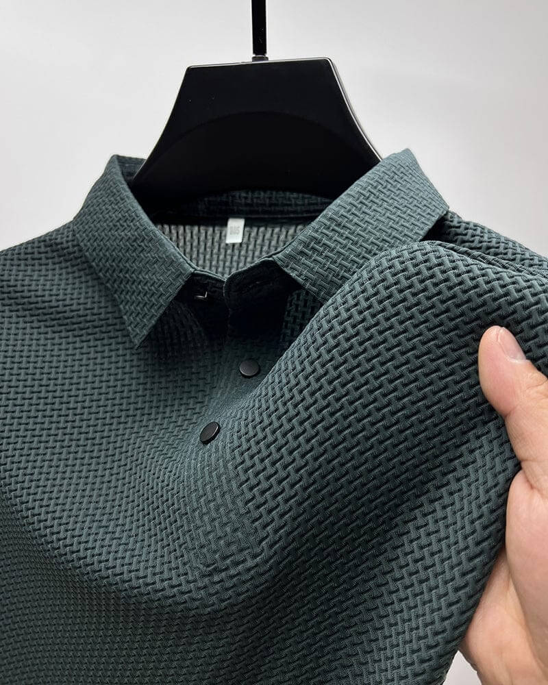 Ashton - Luxuriöses Poloshirt mit Textur