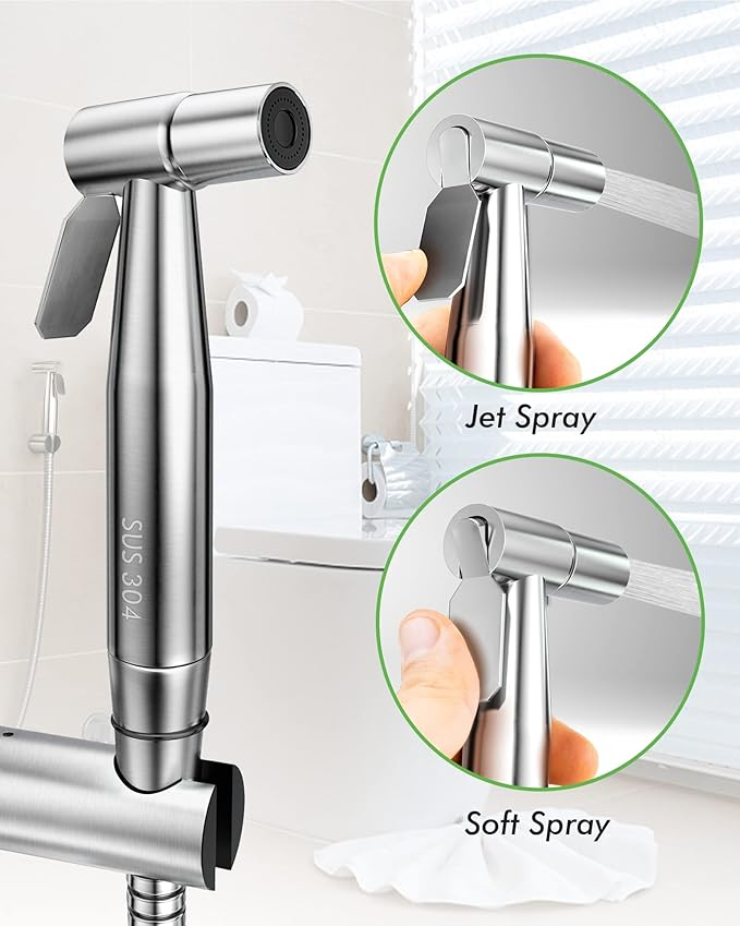 PureFlow Handbidet Wasserhahn – Einstellbare Tiefenreinigung & Hygienelösung