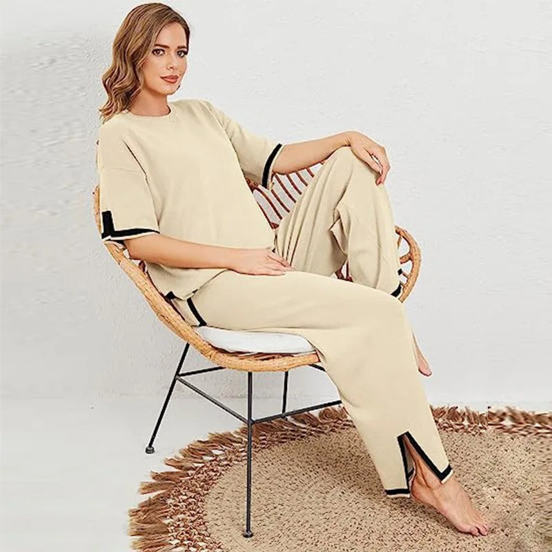 Lily - Elegantes Totaal-Set mit weitem Bein