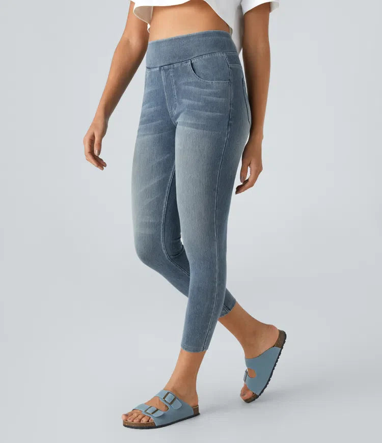 Emily™ | Legere Stretch-Leggings mit hoher Taille und Gesäßtasche