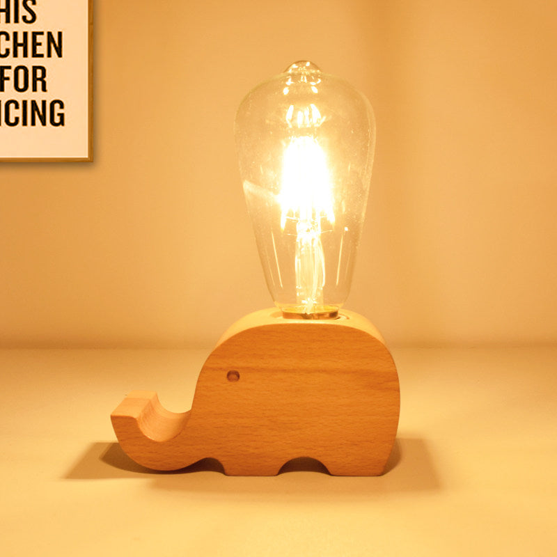 Zoodara – Charmante Tier-Schreibtischlampe mit Glasschirm
