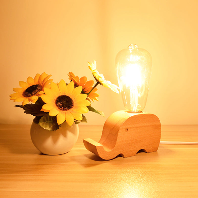 Zoodara – Charmante Tier-Schreibtischlampe mit Glasschirm