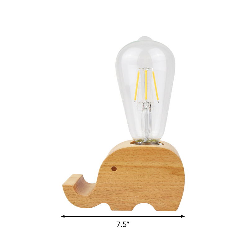 Zoodara – Charmante Tier-Schreibtischlampe mit Glasschirm