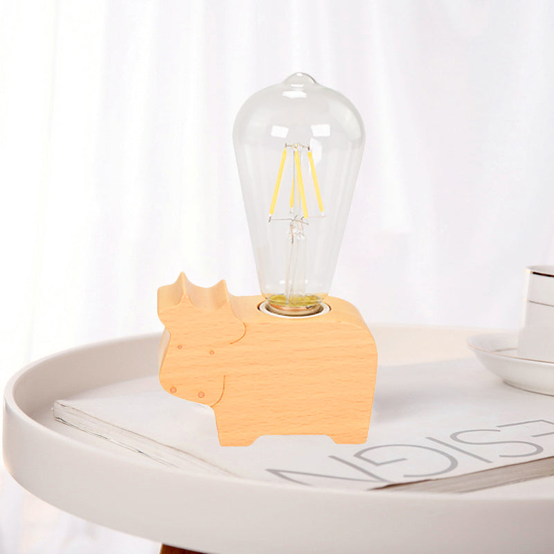 Zoodara – Charmante Tier-Schreibtischlampe mit Glasschirm