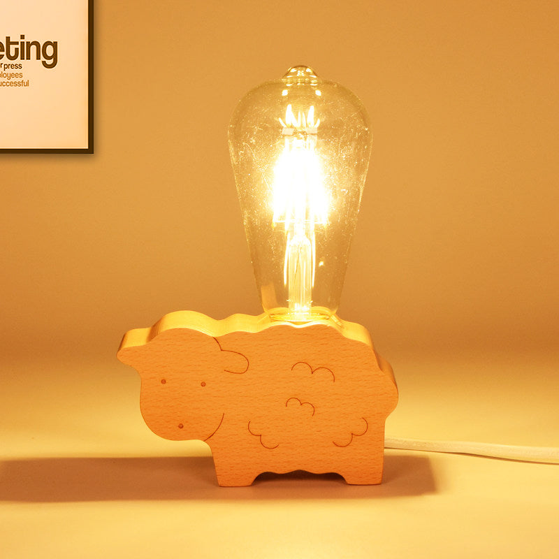 Zoodara – Charmante Tier-Schreibtischlampe mit Glasschirm