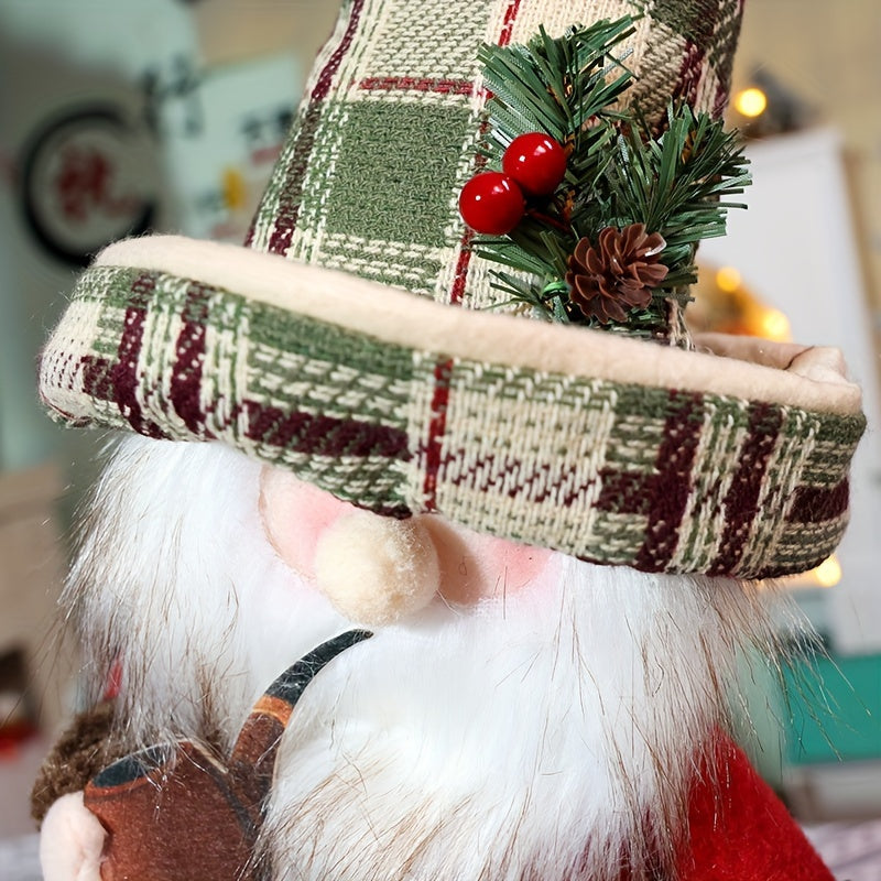 Vintage Karo Santa Claus & Schneemann Figurine!