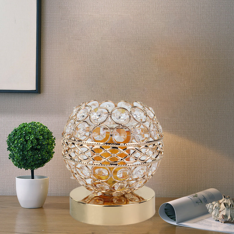 Scentique – Gylden Kristall Nachttischlampe mit Aromatherapie-Funktion