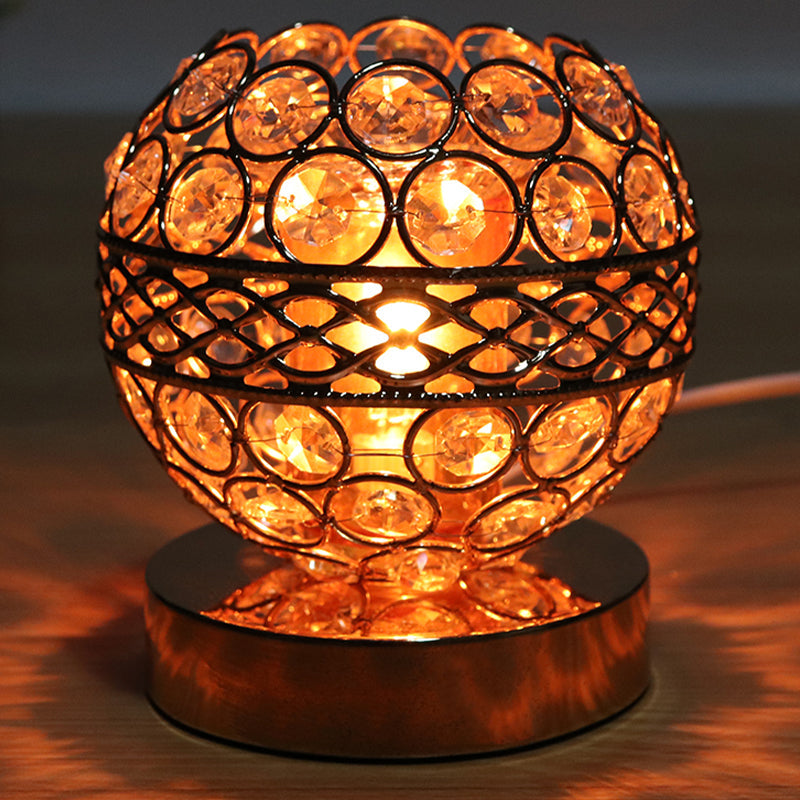 Scentique – Gylden Kristall Nachttischlampe mit Aromatherapie-Funktion