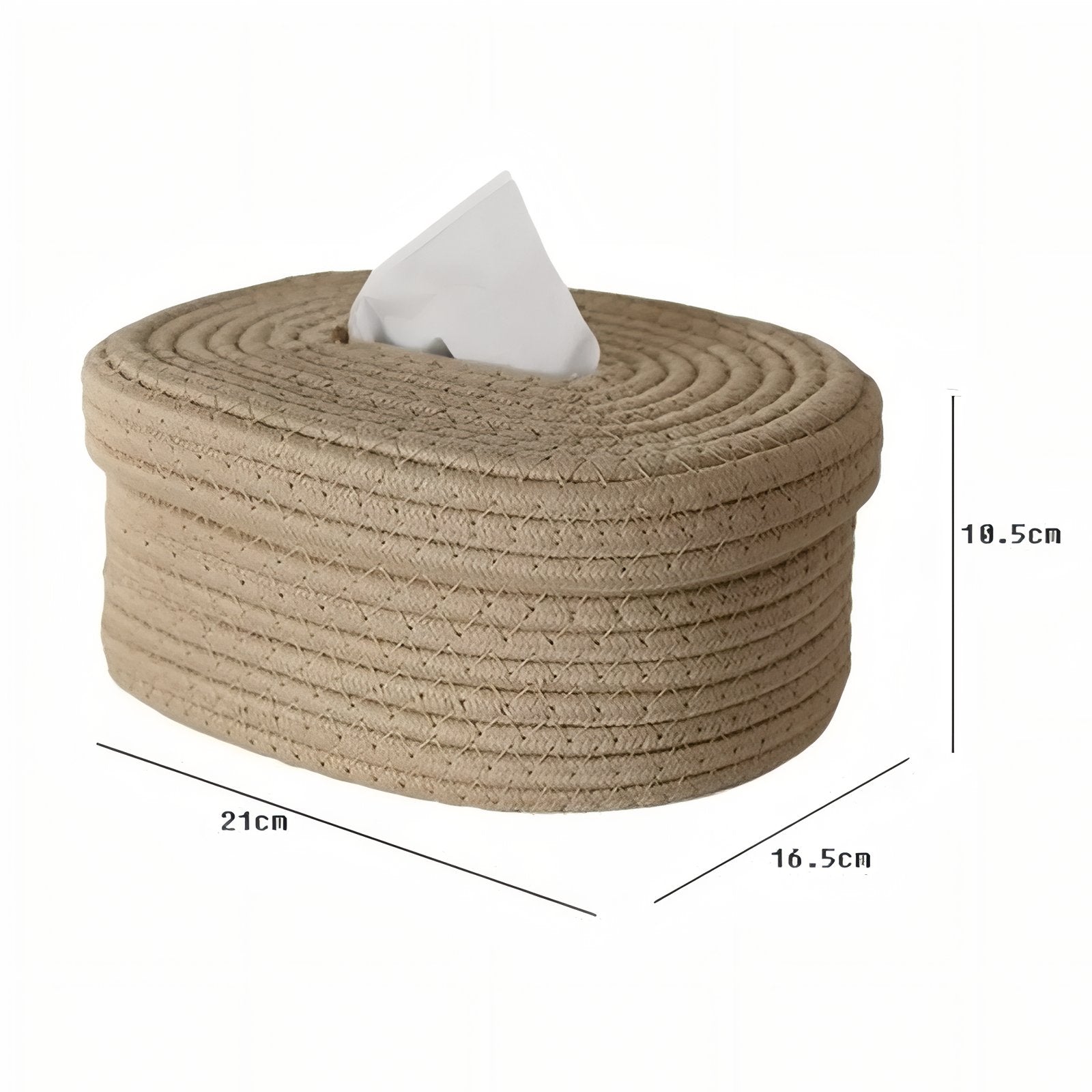 TissuElegance - Ovaler Kissen-Taschentuchhalter