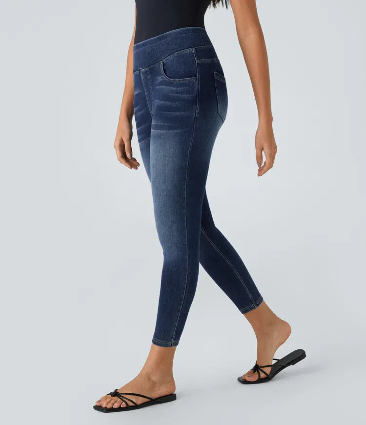 Emily™ | Legere Stretch-Leggings mit hoher Taille und Gesäßtasche