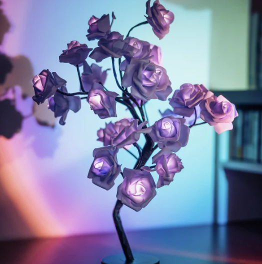 BloomVerve - Strahlende Rosenlampe