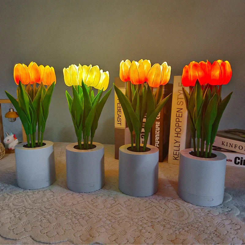 Florentia - Beleuchtete Blumenlampe