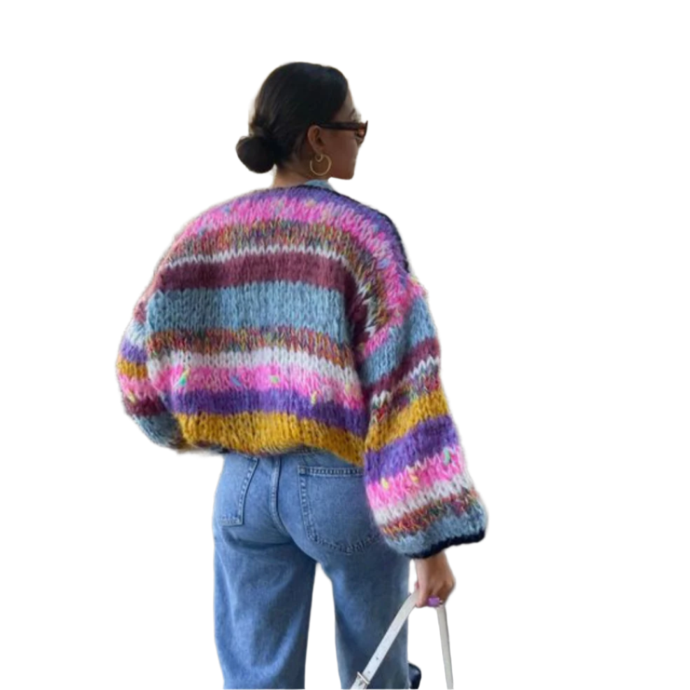 Kate - Bunte Strickjacke