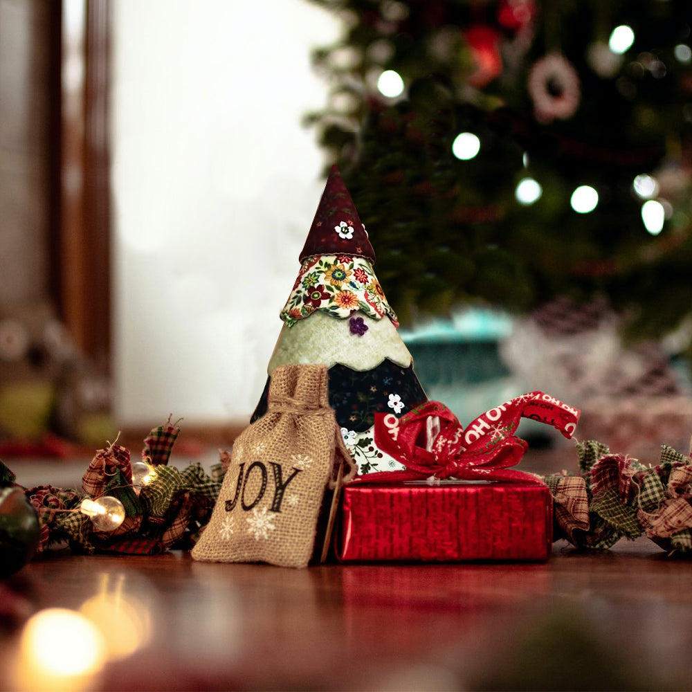 Handgefertigtes Quilting-Set für den Weihnachtsbaum