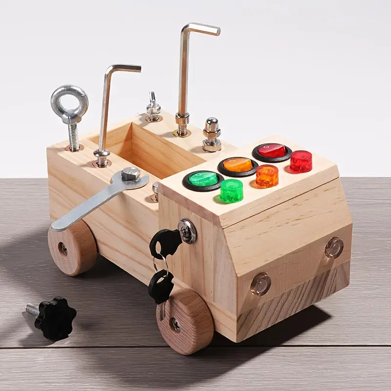 BrightStart - Montessori-inspiriert interaktiver Aktivitätstisch für fesselndes Lernen und Spielen